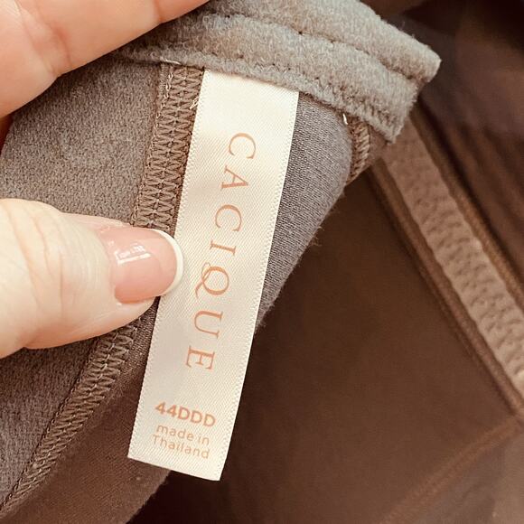 Cacique Bra Womens 44DDD Lightly Lined No Wire Comfort Soft Plus Size Intimates - Picture 3 of 6